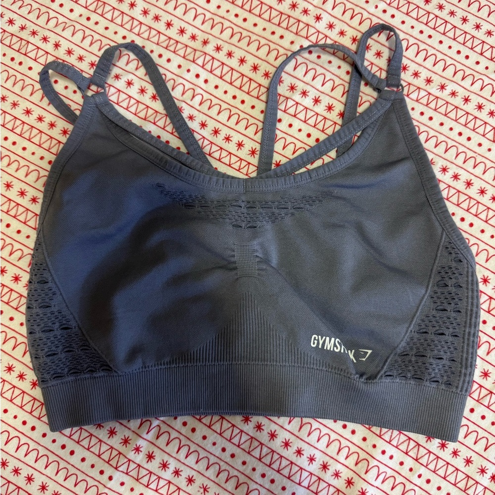 Gymshark Gray Energy Seamless Women's Sports Bra